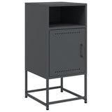 Bedside Cabinets 2 pcs Anthracite 36x39x78 cm Steel 846571