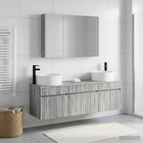Bathroom Cabinet Set 4 pcs Grey Sonoma Engineered Wood 3406668
