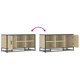 Shoe Bench Sonoma Oak 100x40x53.5 cm Engineered Wood and Metal 849215