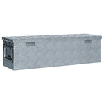 ZNTS Aluminium Box 80.5x22x22 cm Silver 142937