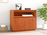 Sideboard Wax Brown 70 x 34 x 80 cm Solid Pine Wood 858250