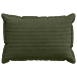Cushion Cover 6 pcs HOUTEN Green 50 x 75 cm Corduroy 919824