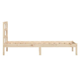 Bed Frame without Mattress Small Single Solid Wood 3101178