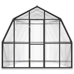 ZNTS Greenhouse with Base Frame Anthracite 6.43 m² Aluminium 3098018