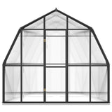 ZNTS Greenhouse with Base Frame Anthracite 6.43 m² Aluminium 3098018