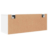Wall Shoe Cabinet White 100x35x38 cm Engineered Wood 821020