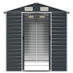 Garden Shed Anthracite 191x215x198 cm Galvanised Steel 3188254