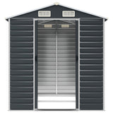 Garden Shed Anthracite 191x215x198 cm Galvanised Steel 3188254