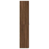 Shoe Cabinet with Door Brown 80 x 35.5 x 180 cm Engineered wood 3333842