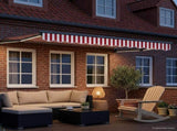 Manual Retractable Awning with LEDs 3 x 2.5 m 3419426