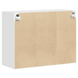 Kitchen Wall Cabinet Porto White Engineered Wood 854067