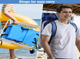 Folding Beach Chair Set of 2 for Adults, 4 Position Portable Backpack Foldable 58135440