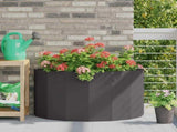 Planter Black 90 x 45 x 50 cm Steel 883710
