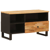 TV Cabinet with Drawer Brown 80 x 33 x 46 cm Solid Mango Wood 4018313