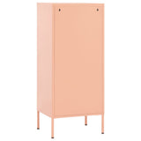 Storage Cabinet Pink Steel Standard Adjustable Feet 336184