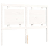 Bed Frame without Mattress White 120x200 cm Solid Wood Pine 3192162