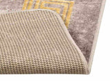 Rug Runner MARSA Grey 50 x 400 cm Polyester and PVC 42023350