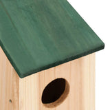 Bird House Set of 10 Wood Solid Firwood Small Hanging mounting 314815