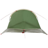 Backpacking Tent Green 4-Person 185T Polyester with PU Coating 42018571