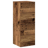 4 Piece TV Cabinet Set Wall-mounted Old Wood Engineered Wood 3329017
