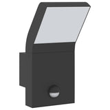 Outdoor LED Wall Lights with Sensors 2pcs Black Die-cast Aluminium 4006271