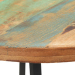 ZNTS Dining Table 80 cm Solid Reclaimed Wood 320484