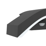 Outdoor LED Wall Lights with Sensors 2pcs Black Die-cast Aluminium 4006279