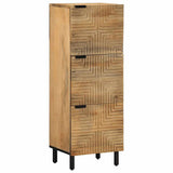 Highboard Brown 40x33x110 cm Solid Wood Mango 4017749