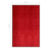 ZNTS Doormat Washable Red 120x180 cm 323426