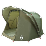 Fishing Tent 4-Person Olive Green Waterproof 4009395