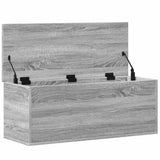 Storage Box Grey Sonoma 90x35x35 cm Engineered Wood 840686