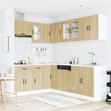 11 Piece Kitchen Cabinet Set "Kalmar" Sonoma Oak Engineered Wood 3314884