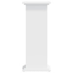 ZNTS Plant Stand White 33x33x80 cm Engineered Wood 852969