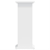 ZNTS Plant Stand White 33x33x80 cm Engineered Wood 852969
