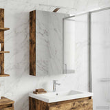 Bathroom Mirror Cabinet Smoked Oak 50 x 14.5 x 70 cm 889051