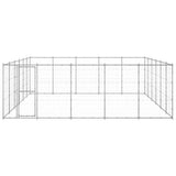 Outdoor Dog Kennel Galvanised Steel 36,3 m 3082329