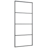 Sliding Door with Hardware Set 90x205 cm ESG Glass&Aluminium 3152147
