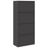 Storage Cabinet Black 80 x 40 x180 cm Steel 3406184