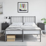 Bedside Cabinets 2 pcs Black 36x39x60.5 cm Steel 846447