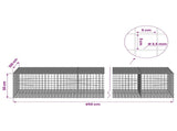 Gabion with 3.5 mm Wire and 5x5 cm Mesh 450x100x50 cm 3462411