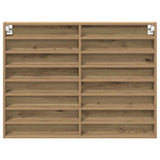 Display Cabinet Artisan Oak 100 x 8.5 x 75 cm Engineered Wood 869187
