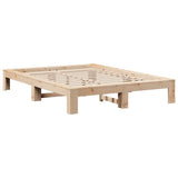 Bed Frame without Mattress 140x200 cm Solid Wood Pine 3308999