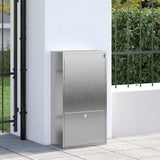 Parcel Drop Box Silver 44 x 22 x 82 cm Stainless Steel 874923