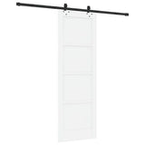 Sliding Door ORKDAL White 73.5 x 211 cm Solid Pine Wood 3333637