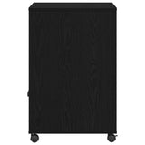 Printer Stand Black Oak 60 x 48 x 74 cm Engineered Wood 862287