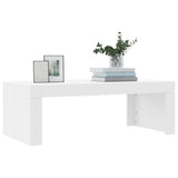Coffee Table White 102x50x36 cm Engineered Wood 823366