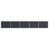 Raised Garden Bed Anthracite 400 x 40 x 55 cm cold-rolled steel 8006279