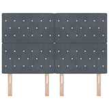 Headboard with Headboard Dark Grey 160 cm Faux Leather 3337765