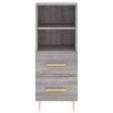 Highboard Grey Sonoma 34.5x34x180 cm Engineered Wood 3199295