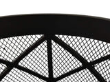 Rustic Fire Pit with Poker 42x54 cm Steel 313637